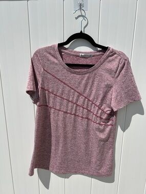 Miss fortune Pink Heather Short Sleeve Tee